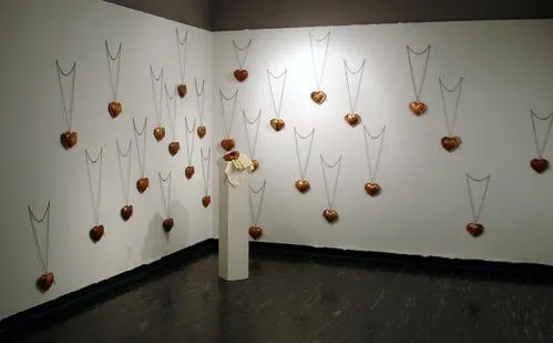 Love Letters in Over-sized Heart Lockets