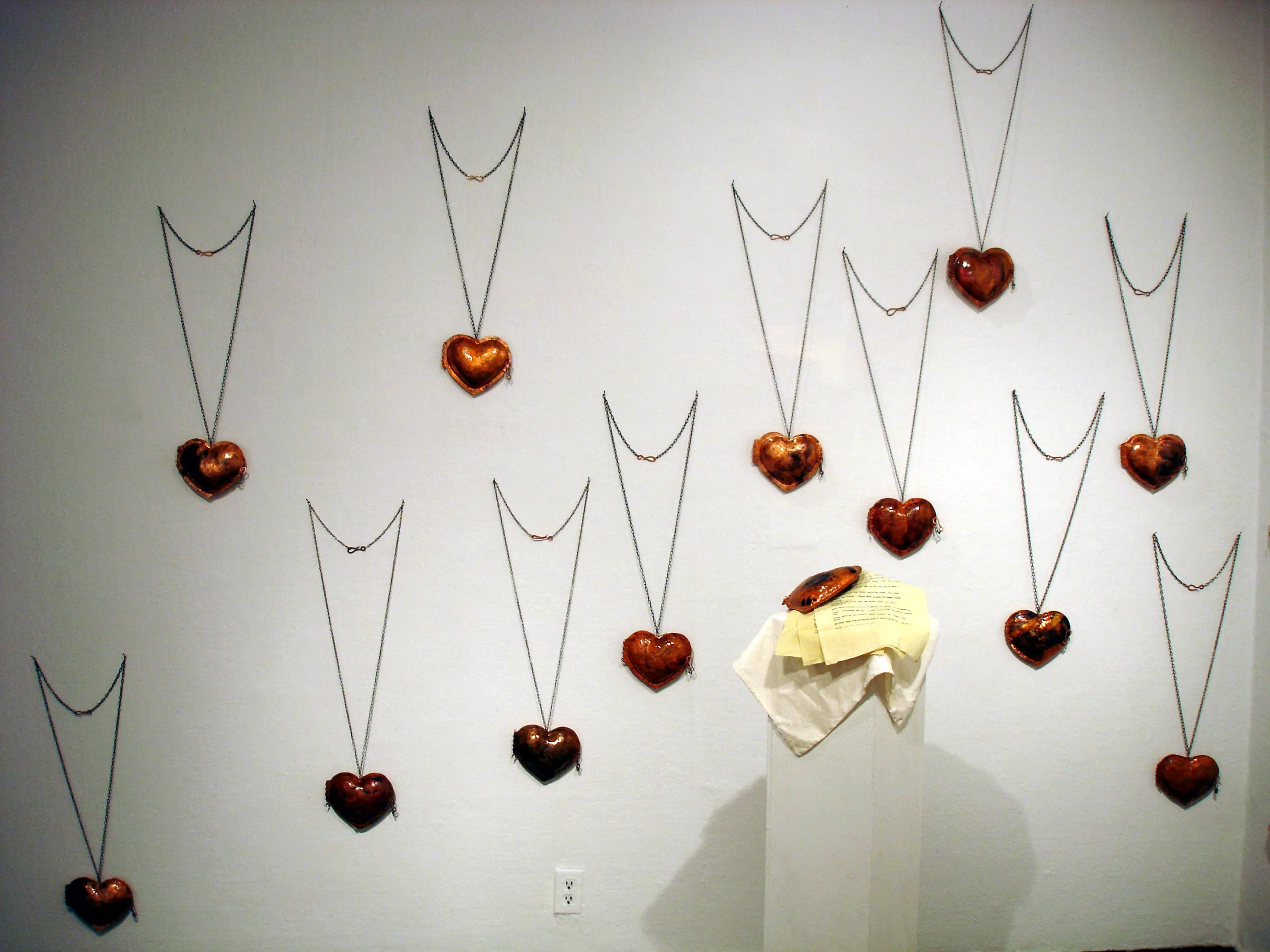 Love Letters in Over-sized Heart Lockets