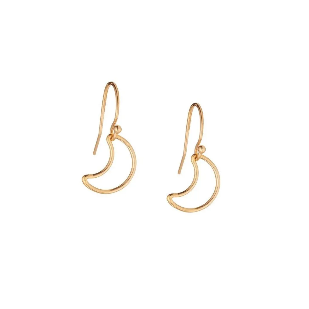Luna Moon Drop Earrings
