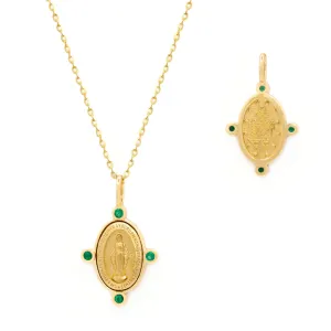 Milagrosa Emerald Corners Necklace