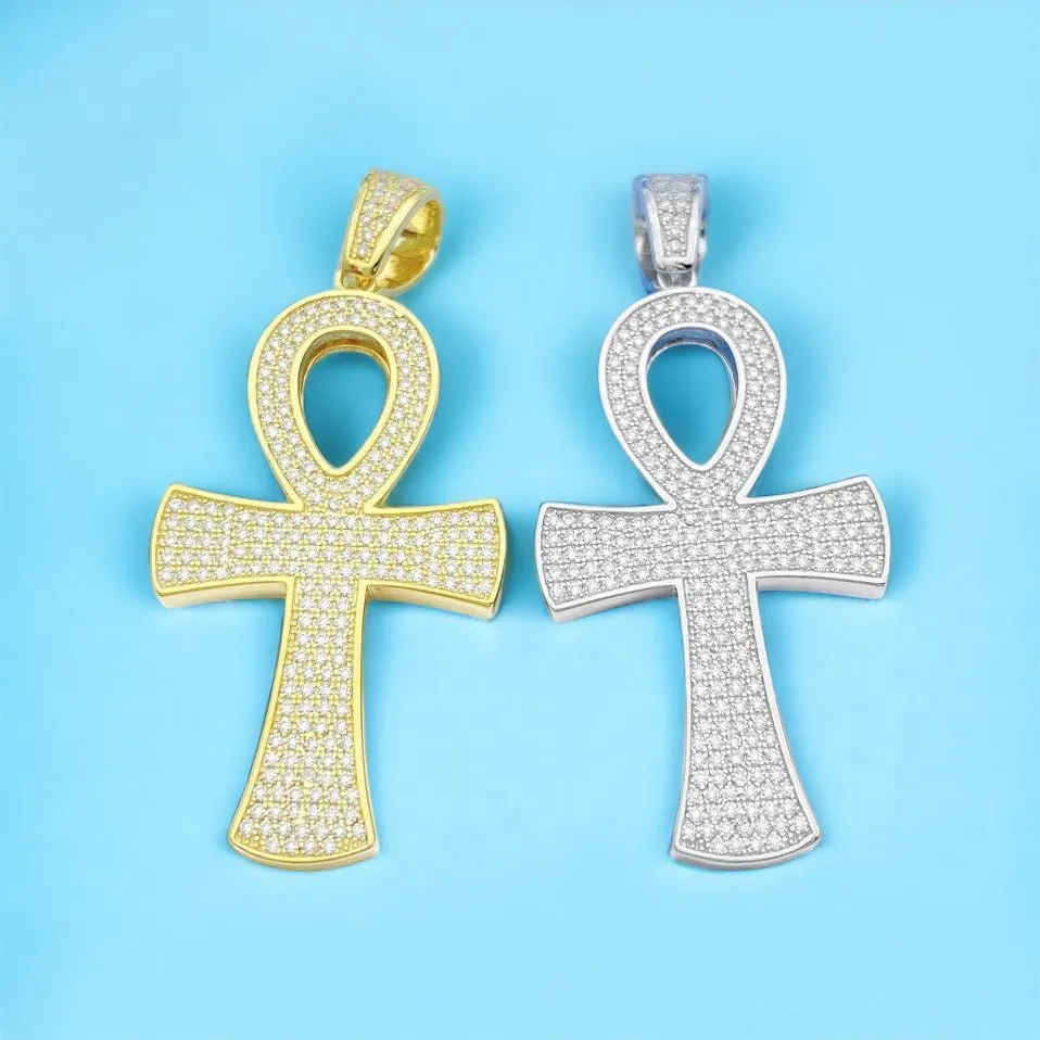 Moissanite Ankh Pendant