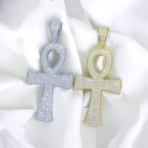 Moissanite Ankh Pendant