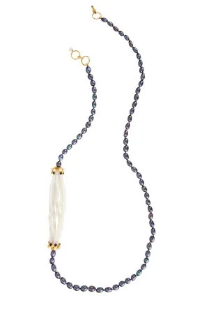 Moonstone Sautoir Kaia Necklace