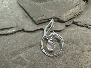 Moonstone, Sterling Silver Small Pendant