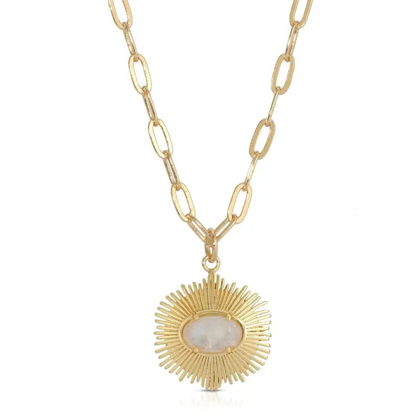 Moonstone Supernova Necklace