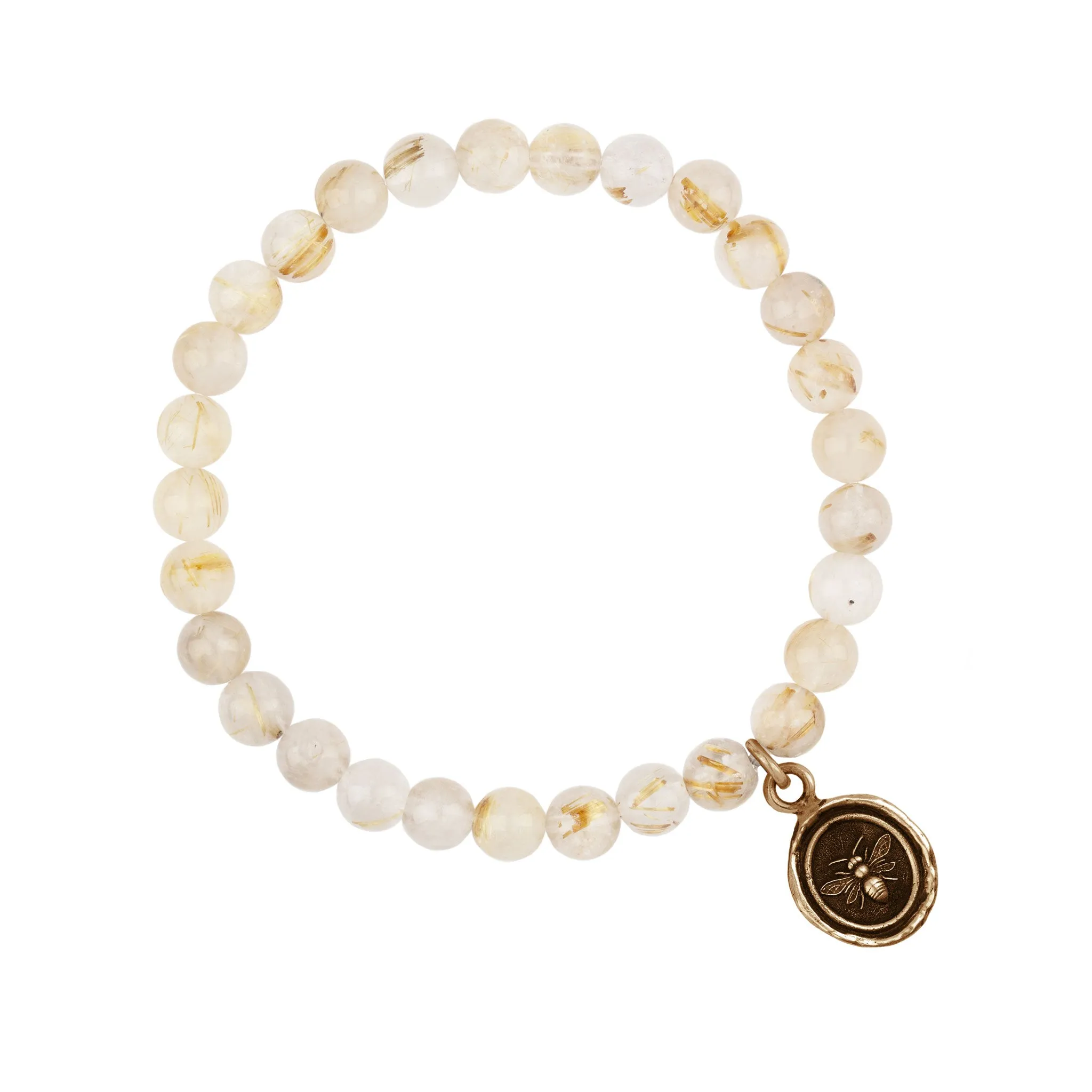 Motivated Appreciation Talisman Stretch Stone Bracelet