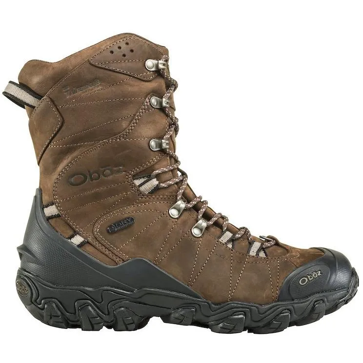 OBOZ BRIDGER 10" INSULATED WATERPROOF MEN'S BARK BROWN - FINAL SALE!