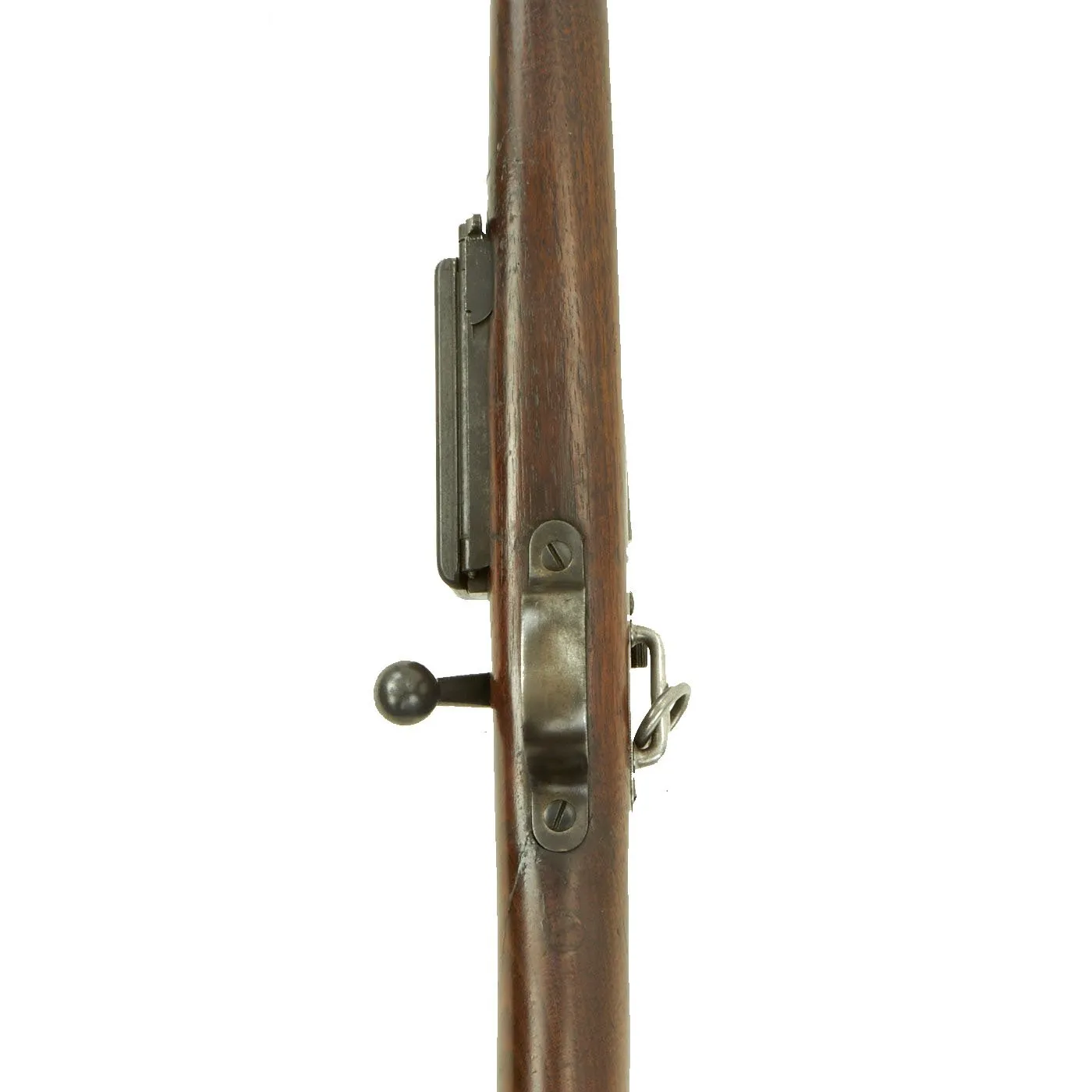 Original Antique U.S. Springfield M1898 Krag–Jørgensen Saddle-Ring Carbine serial 134360 with Sight Guard - Made in 1898