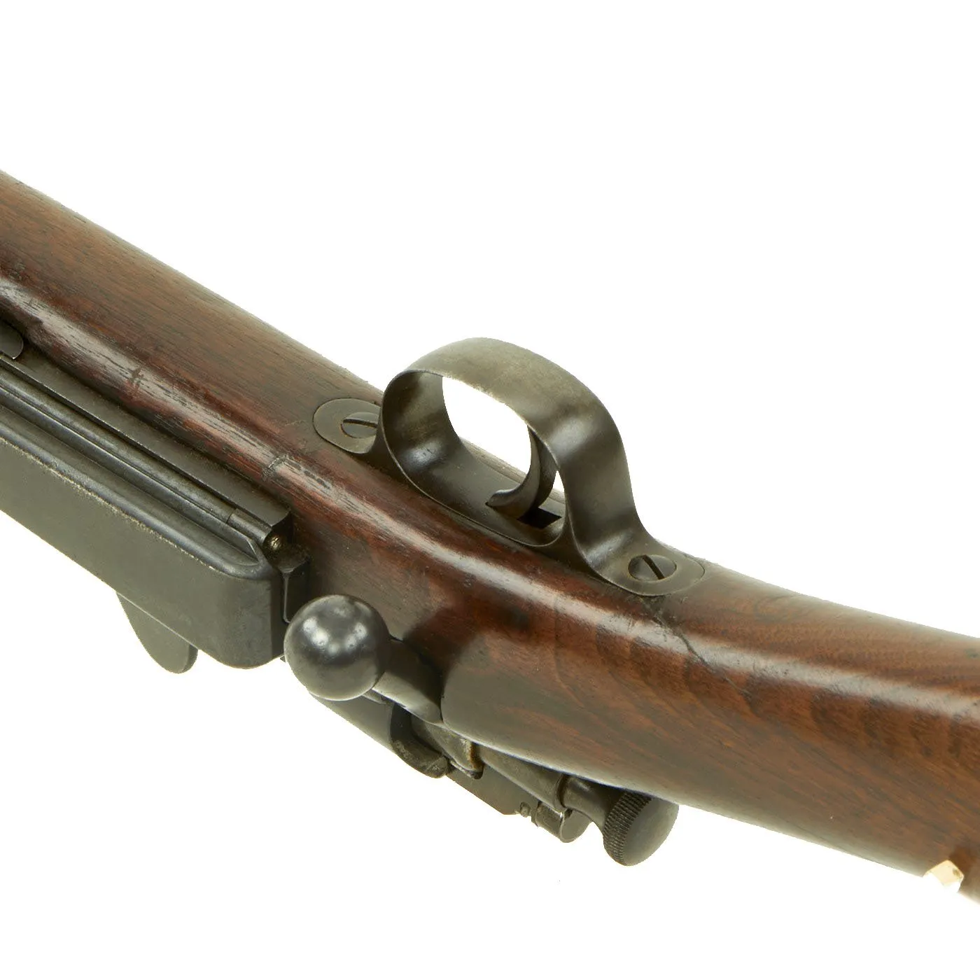Original Antique U.S. Springfield M1898 Krag–Jørgensen Saddle-Ring Carbine serial 134360 with Sight Guard - Made in 1898