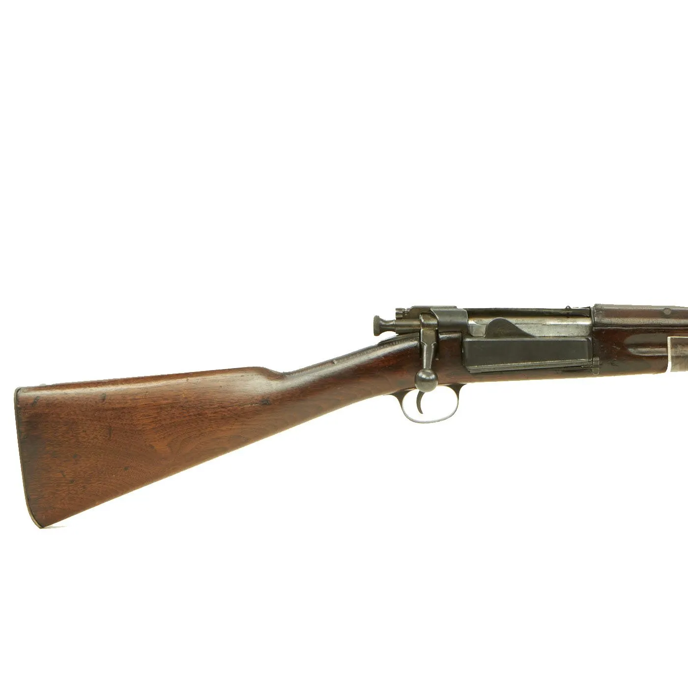 Original Antique U.S. Springfield M1898 Krag–Jørgensen Saddle-Ring Carbine serial 134360 with Sight Guard - Made in 1898