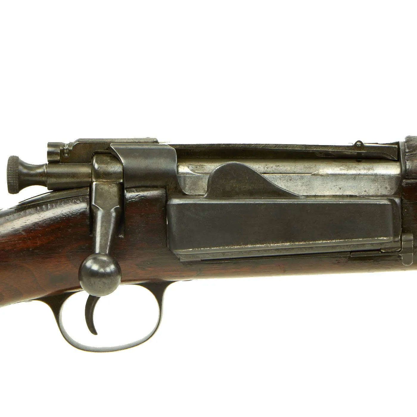 Original Antique U.S. Springfield M1898 Krag–Jørgensen Saddle-Ring Carbine serial 134360 with Sight Guard - Made in 1898