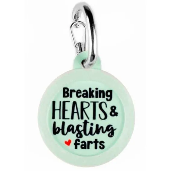 Pet Dog Tags Made in the USA, Recycled Metal, Glow in Dark, Waterproof *