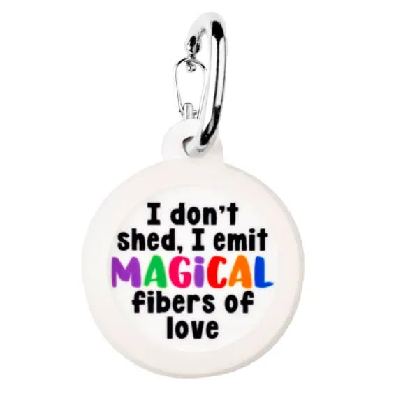 Pet Dog Tags Made in the USA, Recycled Metal, Glow in Dark, Waterproof *