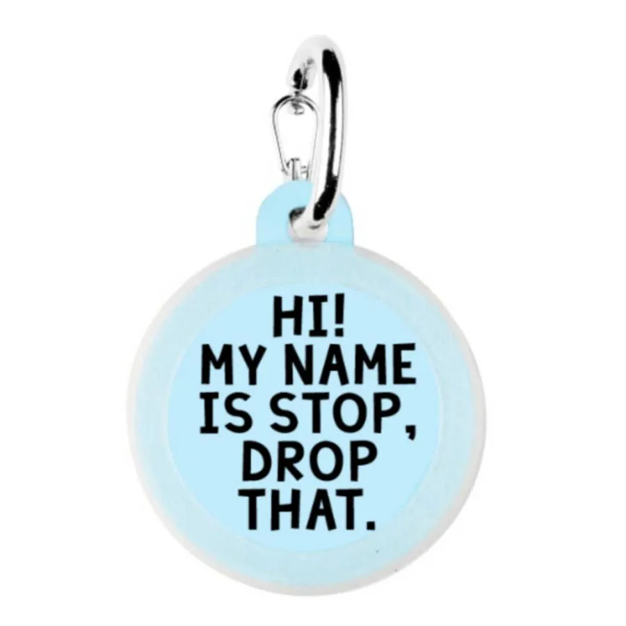 Pet Dog Tags Made in the USA, Recycled Metal, Glow in Dark, Waterproof *