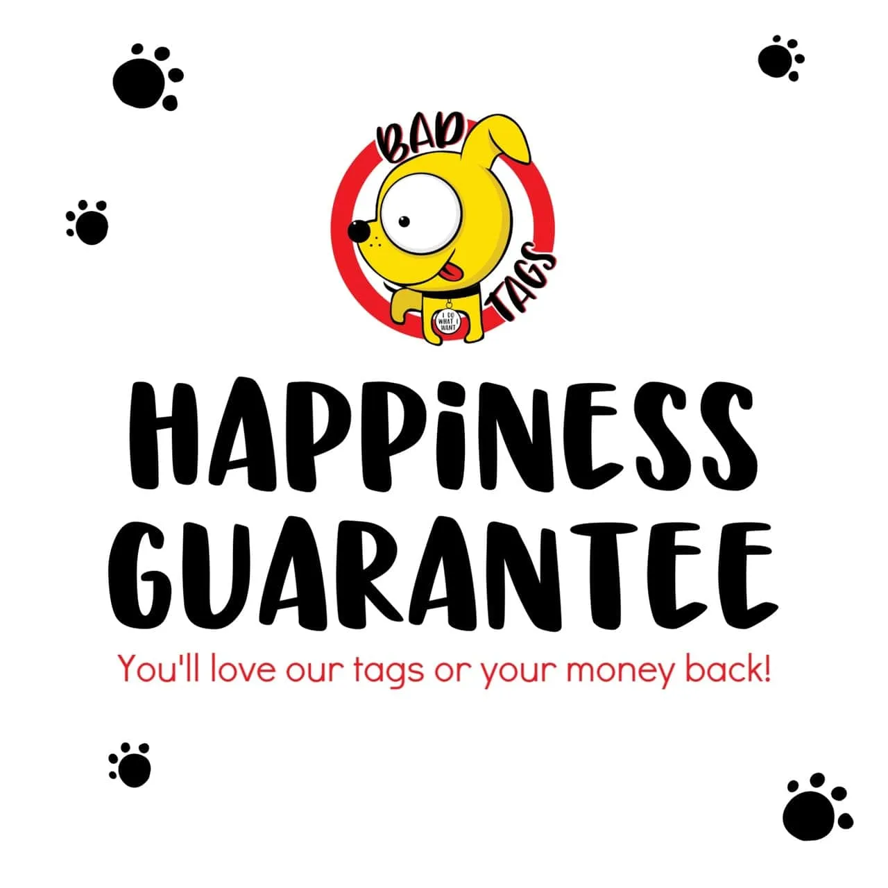 Pet Dog Tags Made in the USA, Recycled Metal, Glow in Dark, Waterproof *