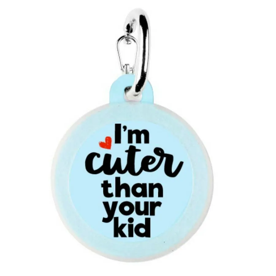 Pet Dog Tags Made in the USA, Recycled Metal, Glow in Dark, Waterproof *