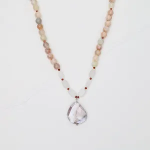 Pink Agate Necklace