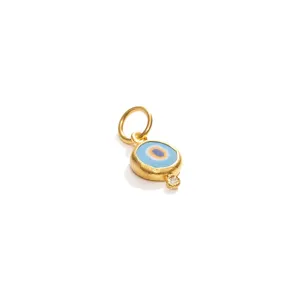 Quartz Evil Eye Pendant