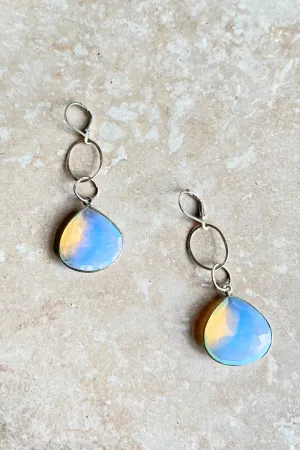 Rainbow Moonstone Teardrops