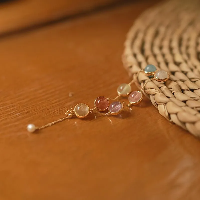 Retro Rainbow Energy Crystal Bracelet