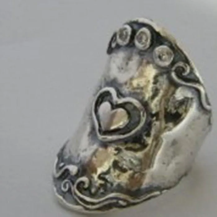 Ring for woman , beautiful silver ring , sterling silver jewelry heart silver rings for women