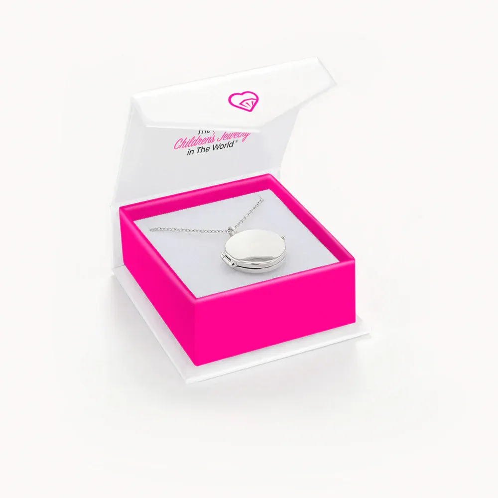 Round Photo Locket Necklace
