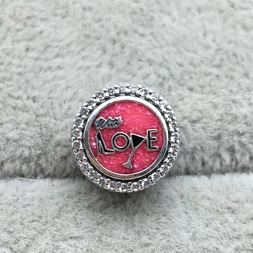 Silver Florida Beach Sunset Palm Charm for Women Jewelry