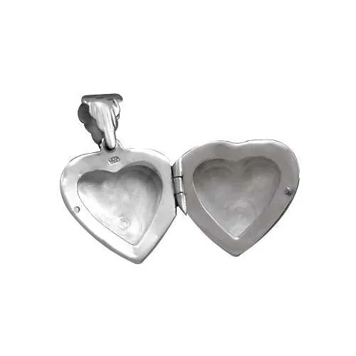 Silver Heart Photo Locket