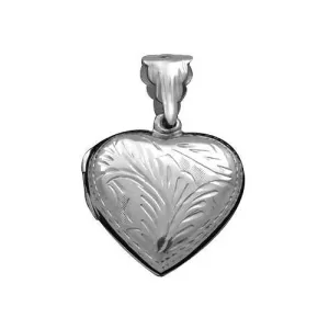 Silver Heart Photo Locket