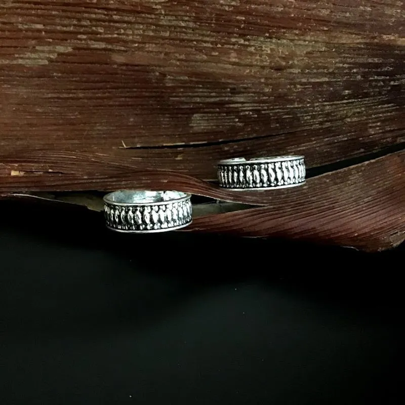 Silver Thumb Toe Ring 8554