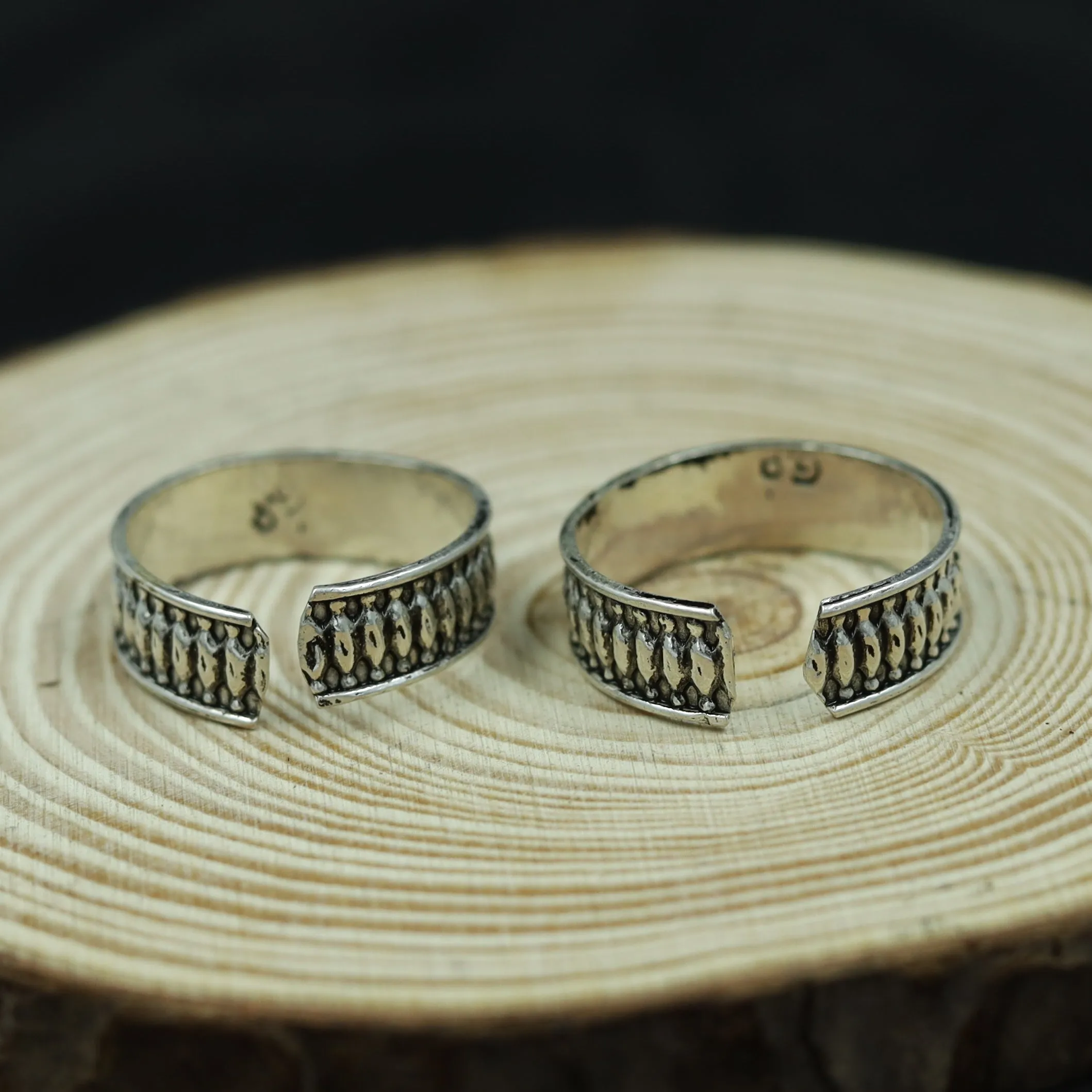 Silver Thumb Toe Ring 8554