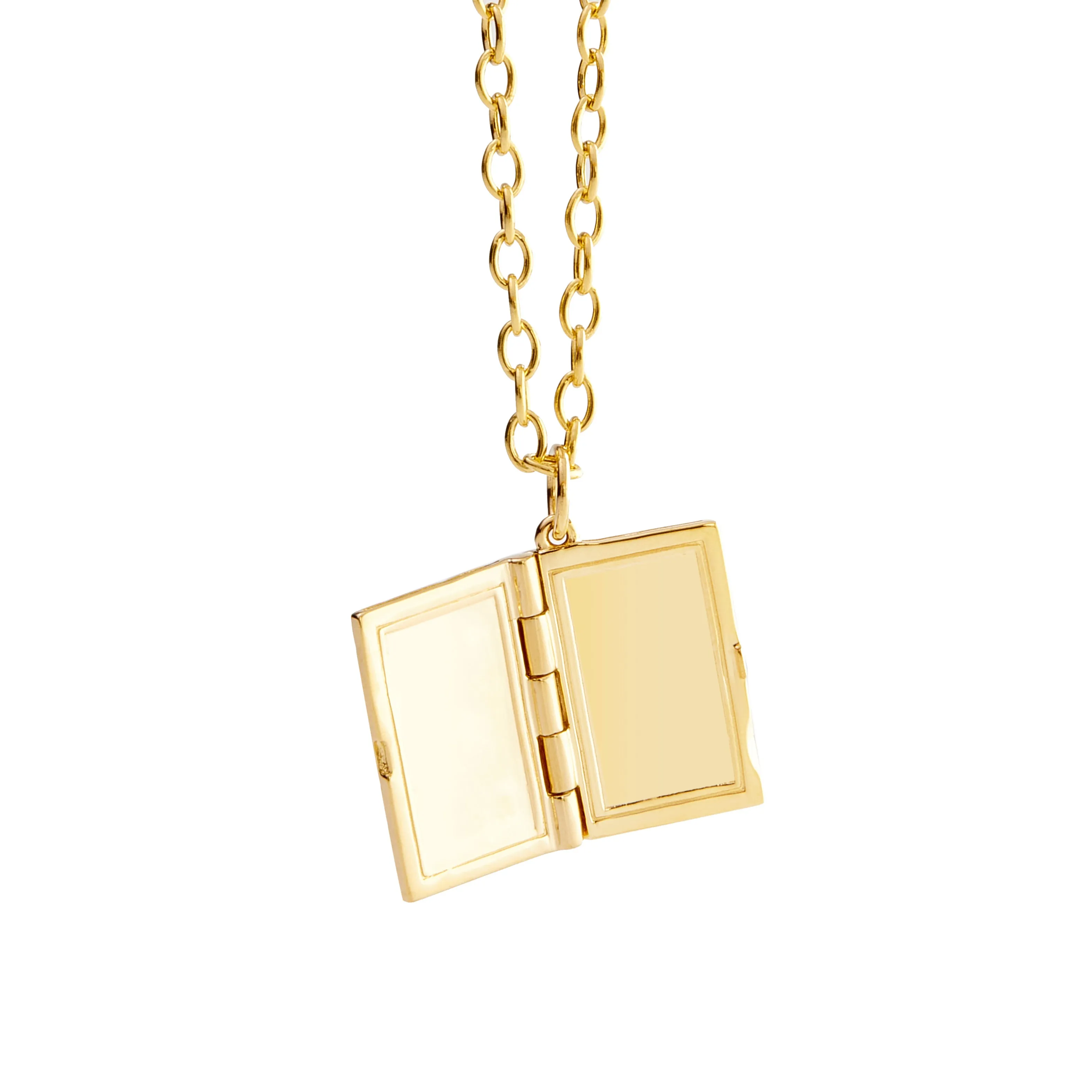 Stargazing Book Locket Pendant