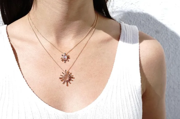 The "Adrine" Moonstone Necklace - available on special order