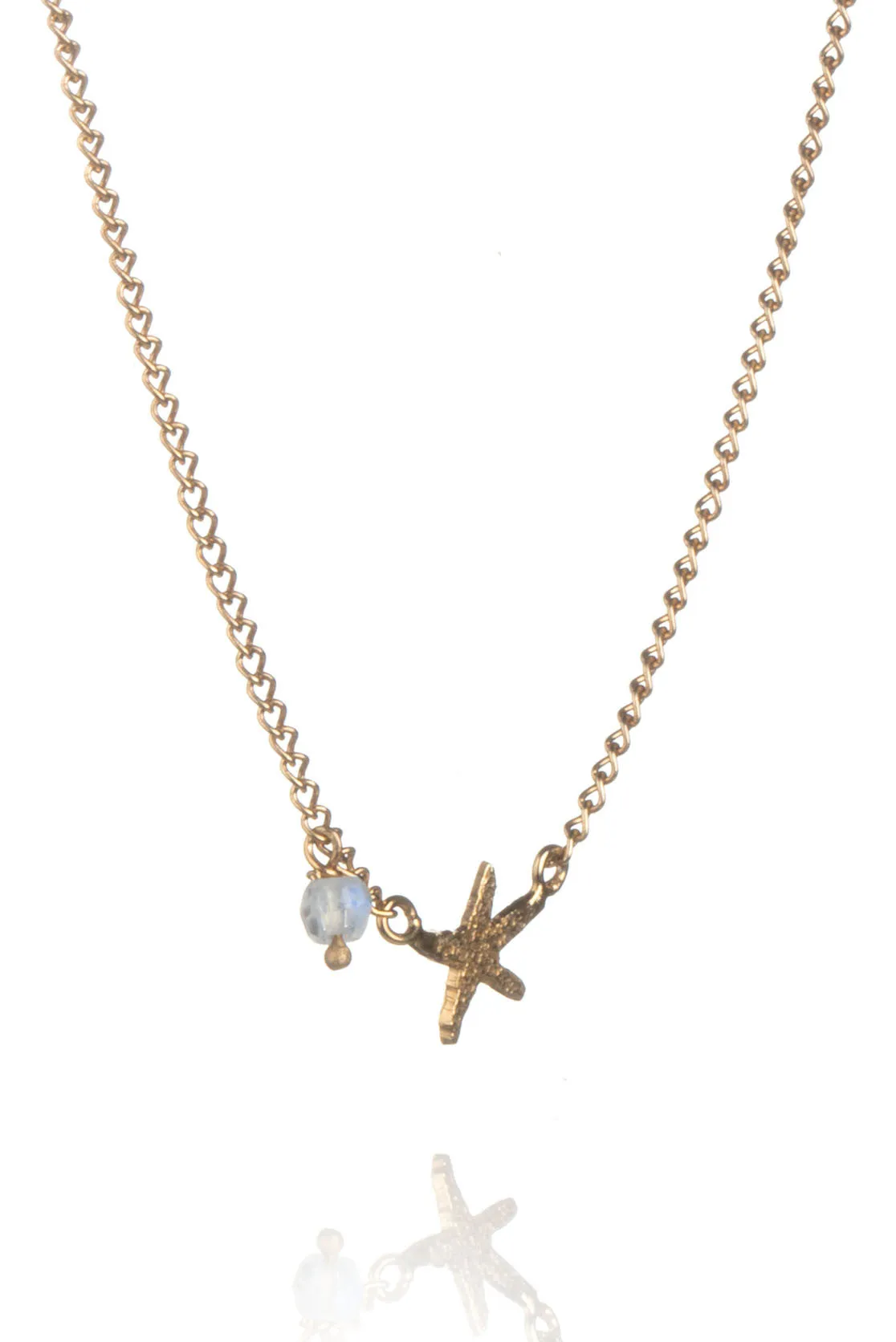 Tiny Silver Starfish Pendant