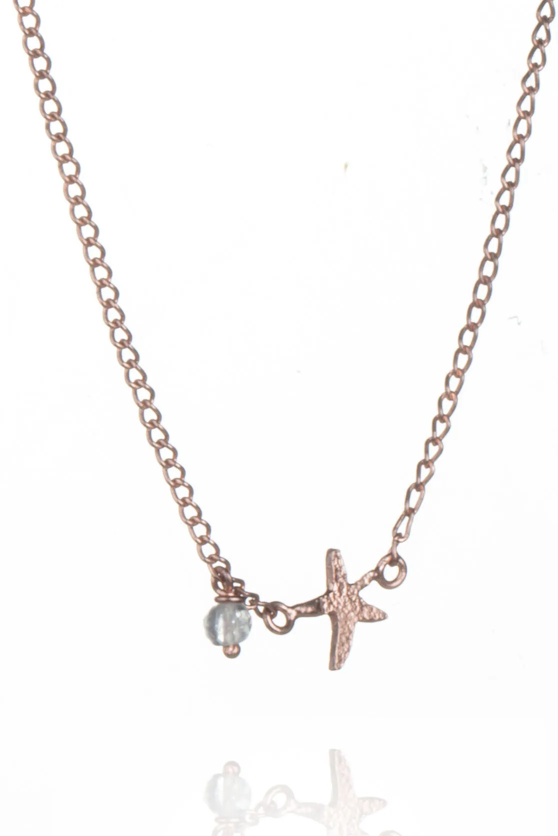 Tiny Silver Starfish Pendant