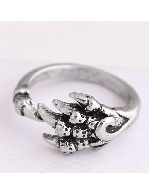 TR30 Silver Claw Design Toe Ring