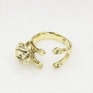 TR66 Gold Dog Toe Ring