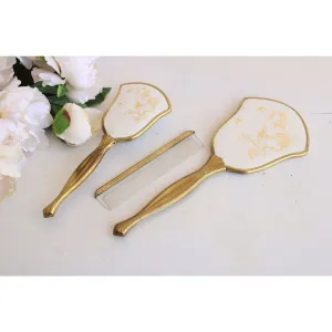 Vintage 1950s Hollywood Regency Vanity Set