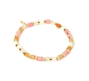 Vixen Gemstone Bracelet Gold/Cherry