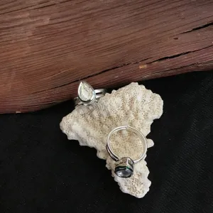 White Toe Ring