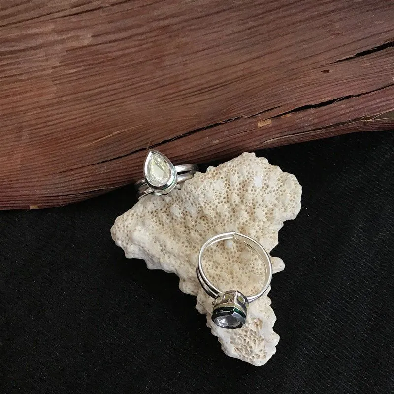 White Toe Ring