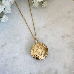 Wisteria London Martha Gold Filigree Locket